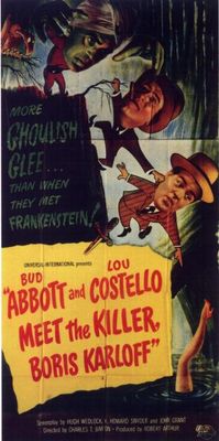 Abbott and Costello Meet the Killer, Boris Karloff movie poster (1949) tote bag