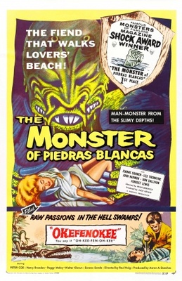 The Monster of Piedras Blancas movie poster (1959) wood print