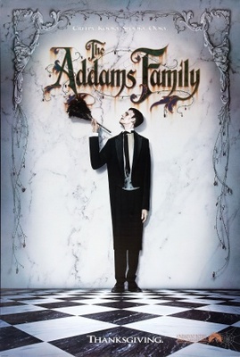 The Addams Family movie poster (1991) wood print