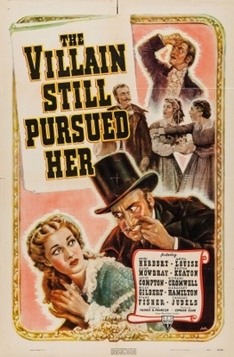 The Villain Still Pursued Her movie poster (1940) Stickers MOV_ad525b5b