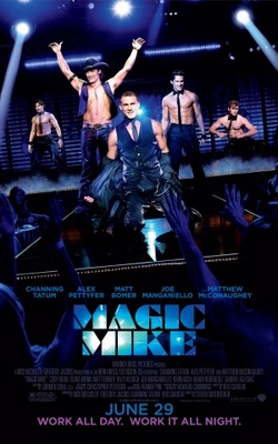 Magic Mike movie poster (2012) wood print