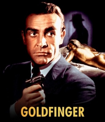 Goldfinger movie poster (1964) wooden framed poster