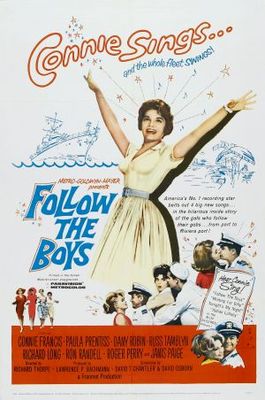 Follow the Boys movie poster (1963) metal framed poster