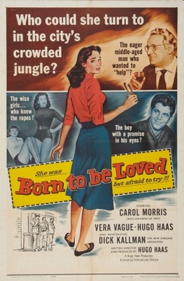 Born to Be Loved movie poster (1959) poster with hanger