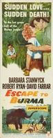 Escape to Burma movie poster (1955) t-shirt #728599