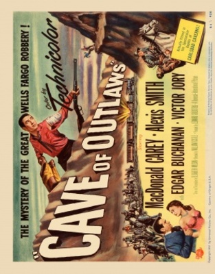 Cave of Outlaws movie poster (1951) mouse pad