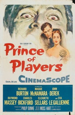 Prince of Players movie poster (1955) wood print