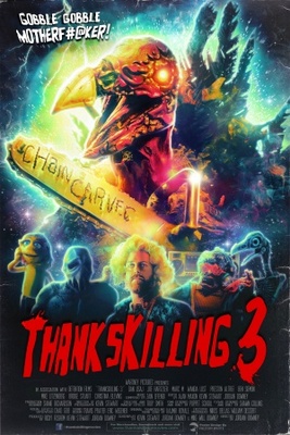 ThanksKilling 3 movie poster (2012) metal framed poster