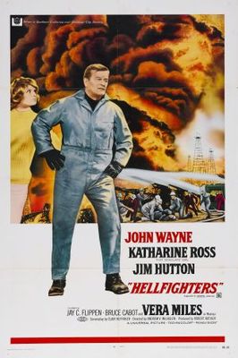 Hellfighters movie poster (1968) wood print