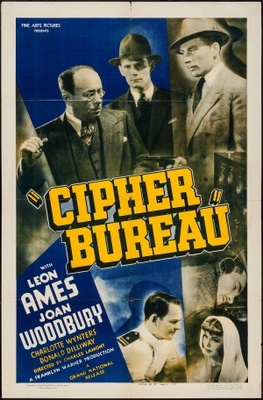 Cipher Bureau movie poster (1938) metal framed poster