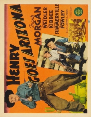 Henry Goes Arizona movie poster (1939) poster with hanger