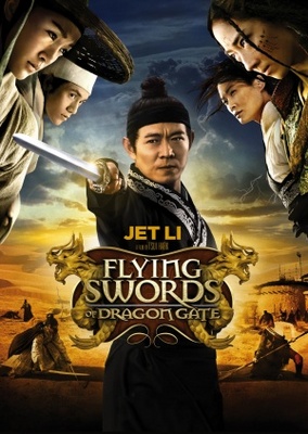 Long men fei jia movie poster (2011) wood print