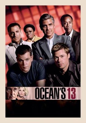 Ocean's Thirteen movie poster (2007) pillow