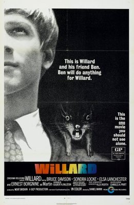Willard movie poster (1971) wooden framed poster