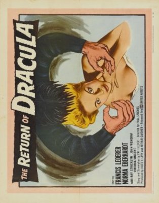 The Return of Dracula movie poster (1958) pillow