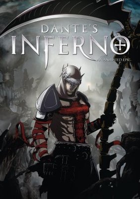 Dante's Inferno Animated movie poster (2010) metal framed poster
