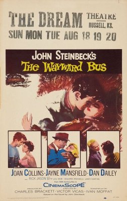The Wayward Bus movie poster (1957) pillow