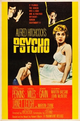 Psycho movie poster (1960) metal framed poster