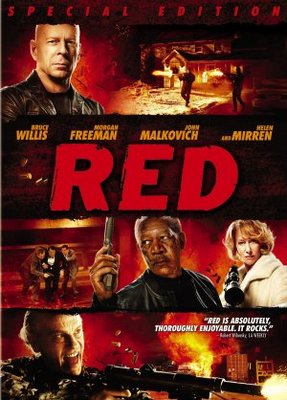 Red movie poster (2010) pillow