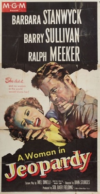 Jeopardy movie poster (1953) canvas poster