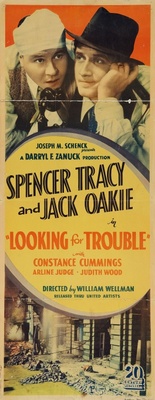 Looking for Trouble movie poster (1934) poster with hanger