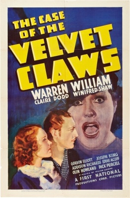 The Case of the Velvet Claws movie poster (1936) puzzle MOV_ae6a238e