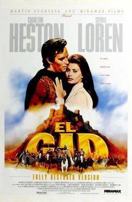 El Cid movie poster (1961) wood print