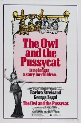 The Owl and the Pussycat movie poster (1970) t-shirt