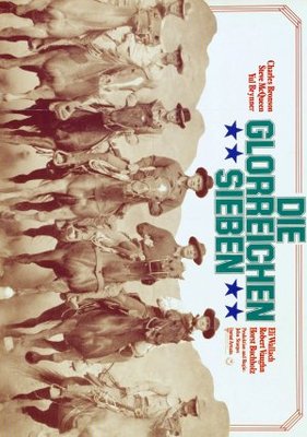 The Magnificent Seven movie poster (1960) canvas poster