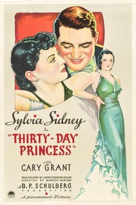 Thirty Day Princess movie poster (1934) pillow
