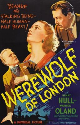 Werewolf of London movie poster (1935) canvas poster