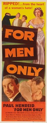 For Men Only movie poster (1952) metal framed poster