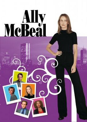 Ally McBeal movie poster (1997) wood print