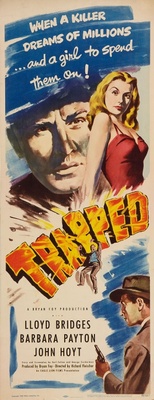 Trapped movie poster (1949) sweatshirt