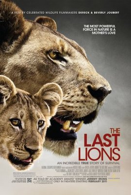 The Last Lions movie poster (2011) poster with hanger