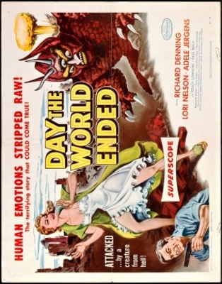 Day the World Ended movie poster (1956) poster with hanger