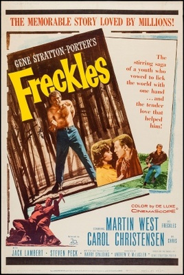 Freckles movie poster (1960) poster with hanger