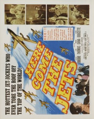 Here Come the Jets movie poster (1959) metal framed poster
