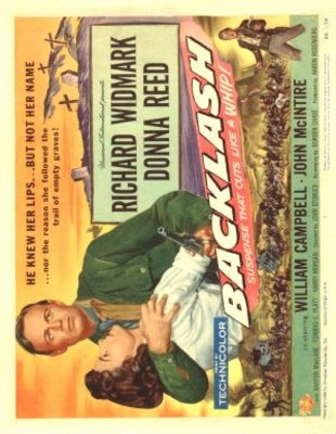 Backlash movie poster (1956) metal framed poster