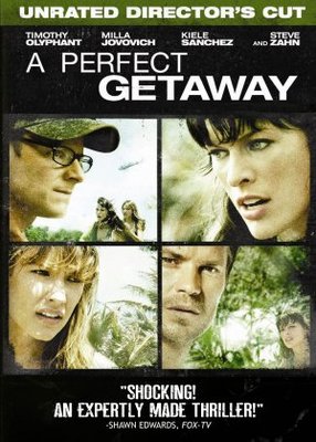 A Perfect Getaway movie poster (2009) poster with hanger