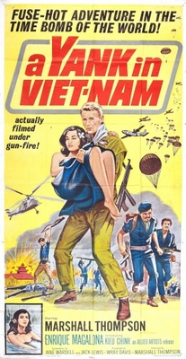 A Yank in Viet-Nam movie poster (1964) metal framed poster