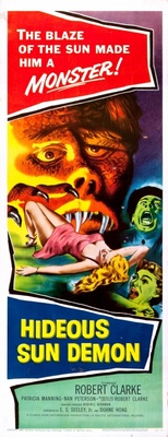 The Hideous Sun Demon movie poster (1959) metal framed poster