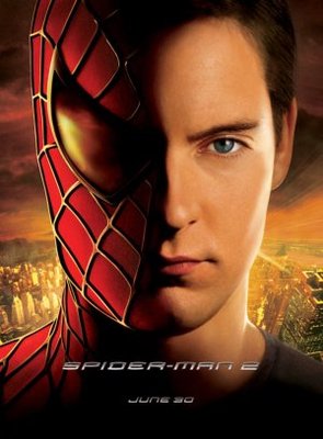 Spider-Man 2 movie poster (2004) Stickers MOV_af2db500