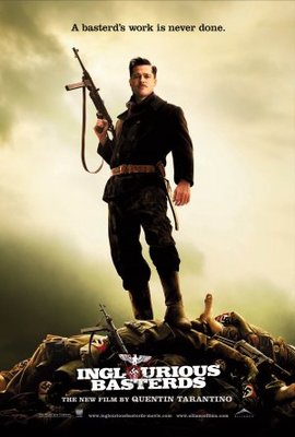 Inglourious Basterds movie poster (2009) Stickers MOV_af39949b