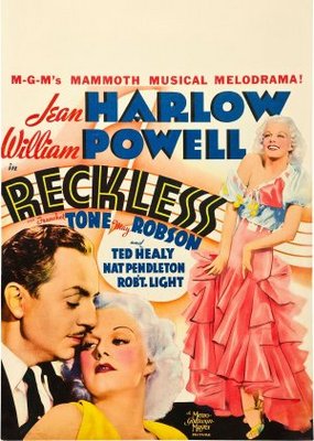 Reckless movie poster (1935) poster