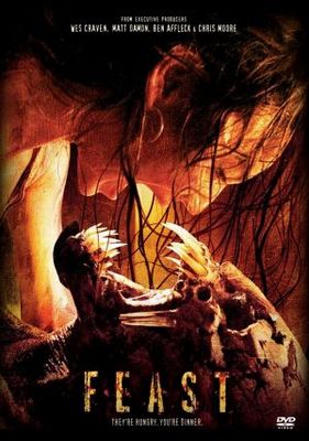 Feast movie poster (2005) wood print