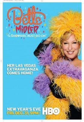 Bette Midler: The Showgirl Must Go On movie poster (2010) canvas poster