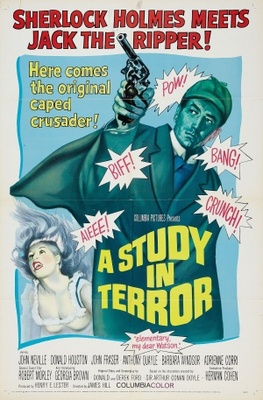 A Study in Terror movie poster (1965) pillow