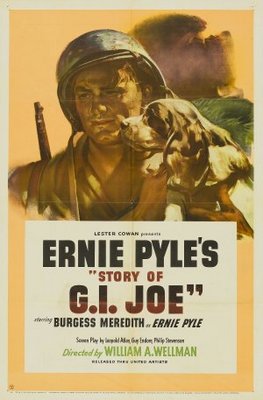 Story of G.I. Joe movie poster (1945) wood print