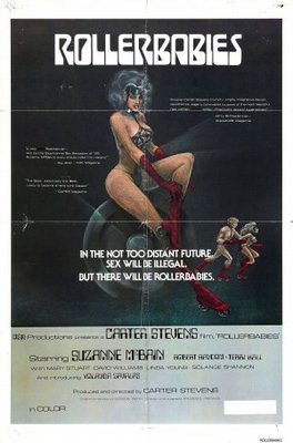 Rollerbabies movie poster (1976) wood print